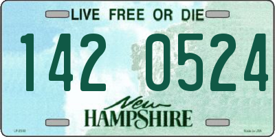 NH license plate 1420524