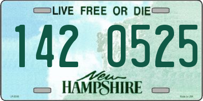 NH license plate 1420525