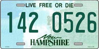 NH license plate 1420526