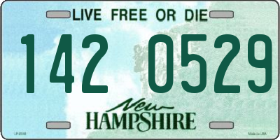 NH license plate 1420529