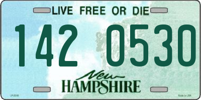 NH license plate 1420530
