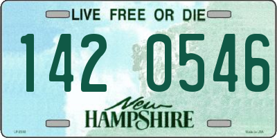 NH license plate 1420546