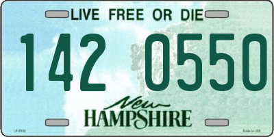 NH license plate 1420550