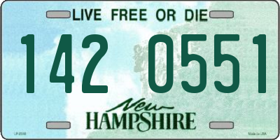 NH license plate 1420551