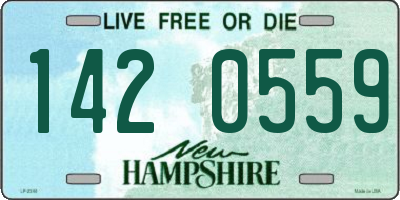 NH license plate 1420559