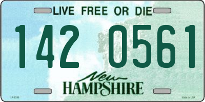 NH license plate 1420561