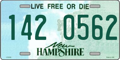 NH license plate 1420562