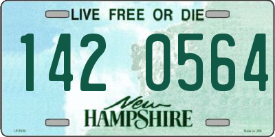 NH license plate 1420564