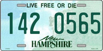 NH license plate 1420565
