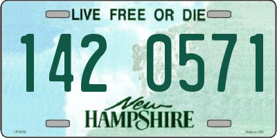 NH license plate 1420571