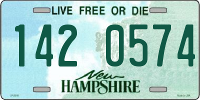 NH license plate 1420574