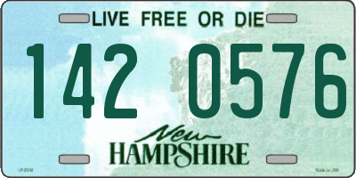 NH license plate 1420576