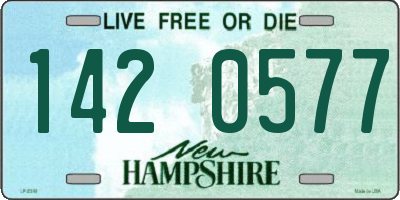 NH license plate 1420577