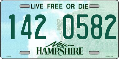 NH license plate 1420582