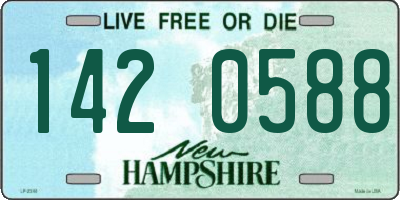 NH license plate 1420588