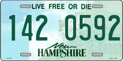NH license plate 1420592