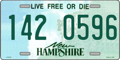 NH license plate 1420596
