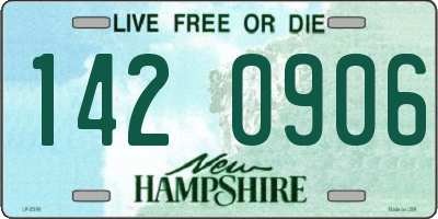 NH license plate 1420906