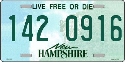 NH license plate 1420916