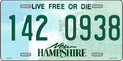 NH license plate 1420938