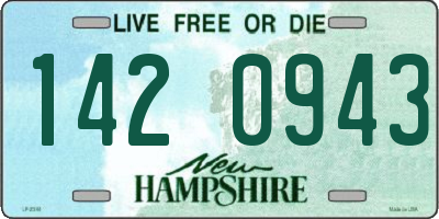 NH license plate 1420943