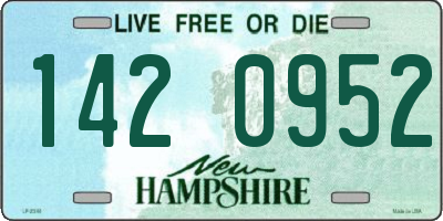 NH license plate 1420952