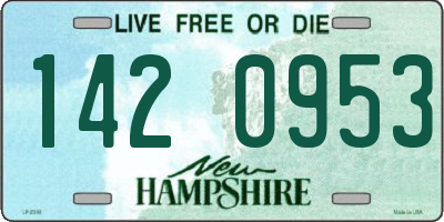 NH license plate 1420953