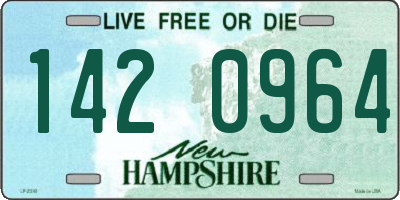 NH license plate 1420964