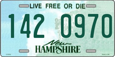 NH license plate 1420970