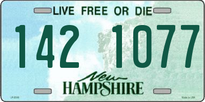 NH license plate 1421077
