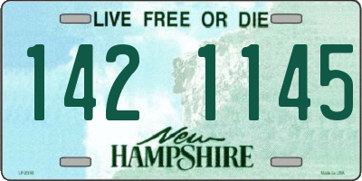 NH license plate 1421145