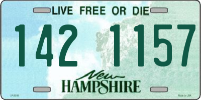 NH license plate 1421157