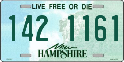 NH license plate 1421161