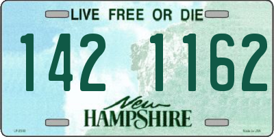 NH license plate 1421162