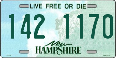 NH license plate 1421170