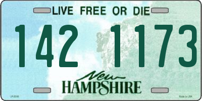 NH license plate 1421173