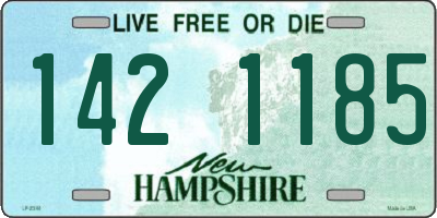 NH license plate 1421185