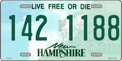 NH license plate 1421188