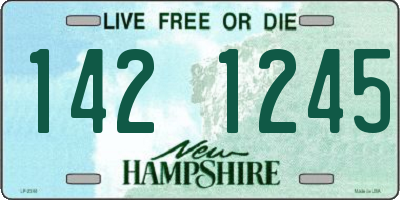 NH license plate 1421245