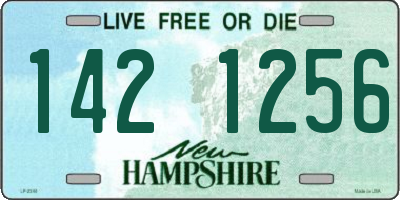 NH license plate 1421256