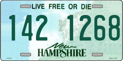 NH license plate 1421268