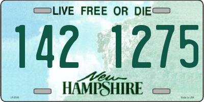 NH license plate 1421275