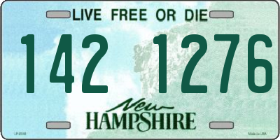 NH license plate 1421276