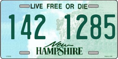 NH license plate 1421285