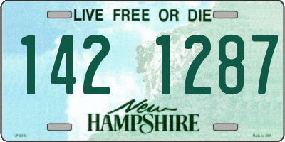 NH license plate 1421287