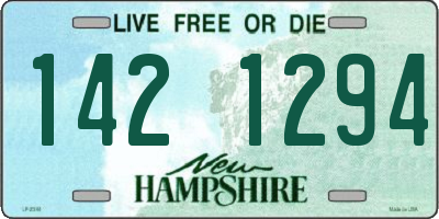NH license plate 1421294