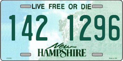 NH license plate 1421296