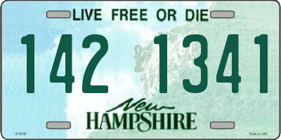 NH license plate 1421341