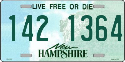 NH license plate 1421364