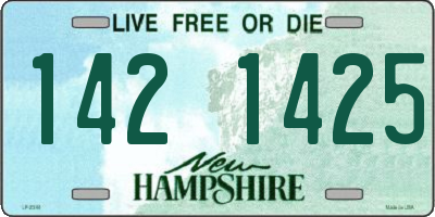 NH license plate 1421425